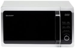 Sharp - R664SLM 20L 800W Microwave with Grill - Silver